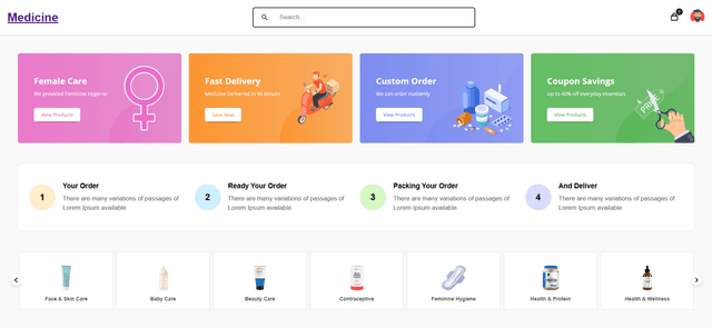 React E-Commerce Website