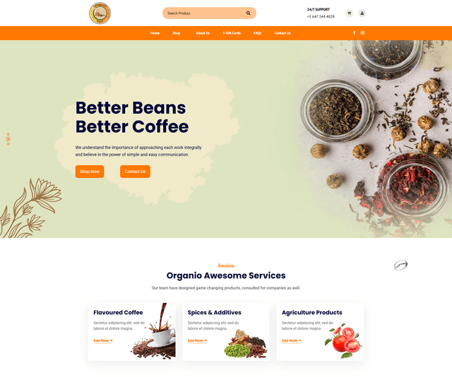 Organic Tea & Coffee Store